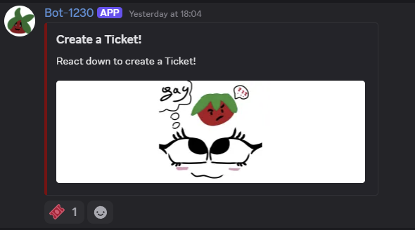 Server Ticket Command Example